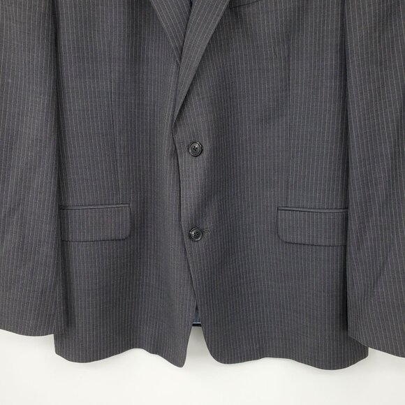 Tommy Hilfiger Striped Men's 2 Button Blazer Suit Jacket - Picture 8 of 11